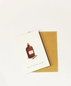 NADINE ILLUSTRATIES Hope You Get Well Soon - Gute Besserung Mit Einer Großen Flasche Liebe