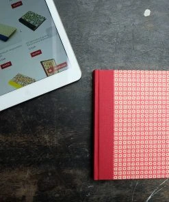 Nauli Adressbuch DIN A6 Braune Blumenranken