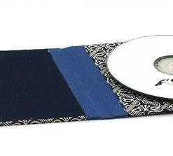 Nauli Geschenkverpackungen CD Hülle | DVD Verpackung | Wachsbatik Blau Weiß