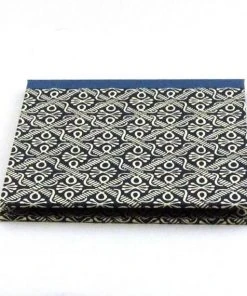 Nauli Geschenkverpackungen CD Hülle | DVD Verpackung | Wachsbatik Blau Weiß