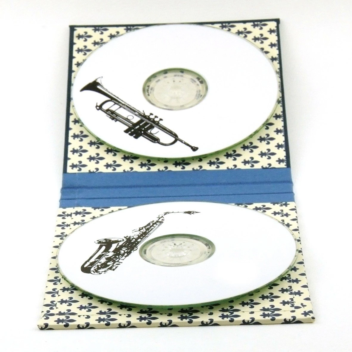 Nauli Doppel CD/ DVD Hülle Blaue Lilie - Fleur Des Lys 6 Nauli Doppel CD/ DVD Hülle Blaue Lilie - Fleur Des Lys