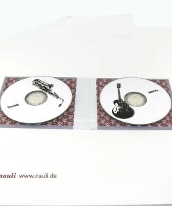 Nauli CD / DVD Hüllen Doppel CD / DVD Verpackung Mauve