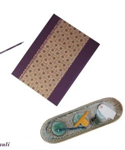 Nauli Fächermappe A4+ Afrika Orange Violett