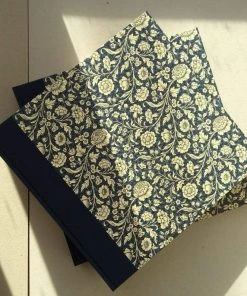 Nauli Fotoalbum Jumbo Renaissance Blumen Blau