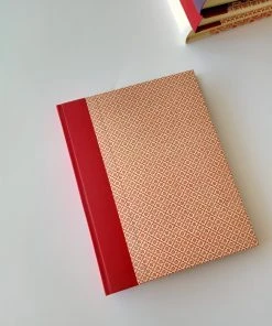 Nauli Fotoalbum L Grafische Blumen Rot Fotoalben & Leporellos