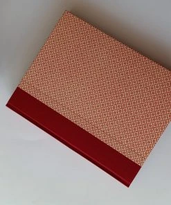 Nauli Fotoalbum L Grafische Blumen Rot Fotoalben & Leporellos