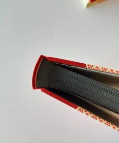 Nauli Fotoalbum L Grafische Blumen Rot Fotoalben & Leporellos