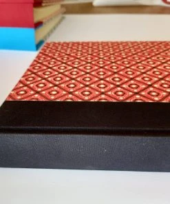 Nauli Fotoalbum L Pinny Pattern Rot Schwarz Fotoalben & Leporellos