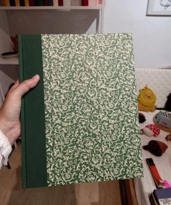 Nauli Fotoalbum L Renaissance Ornament Grün