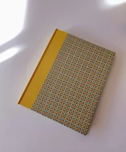 Nauli Fotoalben & Leporellos Fotoalbum L Retro Lotus Gelb Petrol