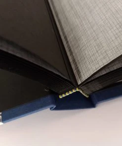 Nauli Fotoalben & Leporellos Fotoalbum L Schach Blau Gelb