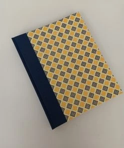 Nauli Fotoalben & Leporellos Fotoalbum L Schach Blau Gelb