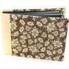 Nauli Fotoalben & Leporellos Fotoalbum M Englische Blumen Braun Mit Hellem Buchleinen