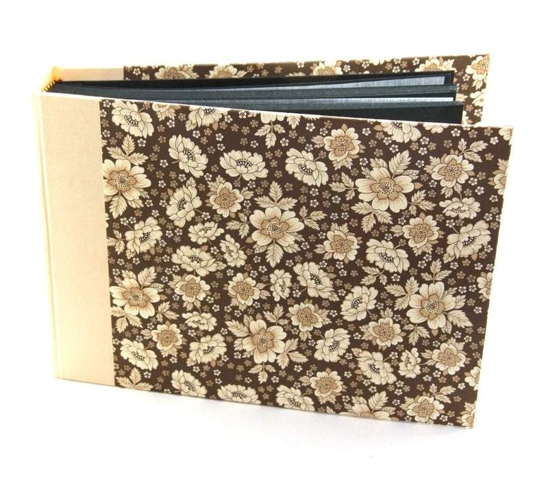 Nauli Fotoalben & Leporellos Fotoalbum M Englische Blumen Braun Mit Hellem Buchleinen 3 Nauli Fotoalben & Leporellos Fotoalbum M Englische Blumen Braun Mit Hellem Buchleinen