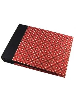 Nauli Fotoalbum M Pinny Pattern Rot Schwarz