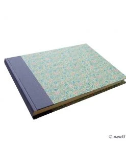 Nauli Fotoalbum XL Blumenwiese Türkis Lila Fotoalben & Leporellos