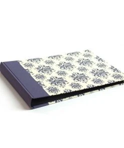 Nauli Fotoalbum XL Damast Blau Fotoalben & Leporellos