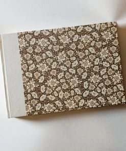 Nauli Fotoalbum XL Englische Blumen Braun Fotoalben & Leporellos