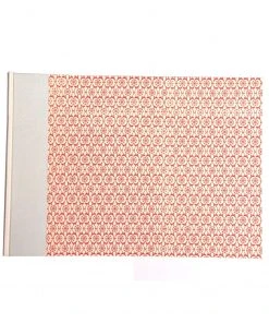 Nauli Fotoalbum XL Holländische Fliesen Rot Mit Cremefarbenem Leinen