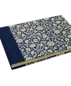 Nauli Fotoalbum XL Renaissance Blumen Blau Fotoalben & Leporellos