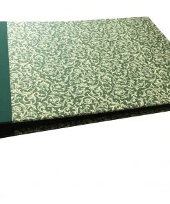 Nauli Fotoalbum XL Renaissance Ornament Grün Fotoalben & Leporellos