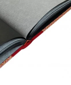 Nauli Fotoalben & Leporellos Hochzeits - Fotoalbum XL Stempel- Blumen Petrol Rot 10 Nauli Fotoalben & Leporellos Hochzeits - Fotoalbum XL Stempel- Blumen Petrol Rot