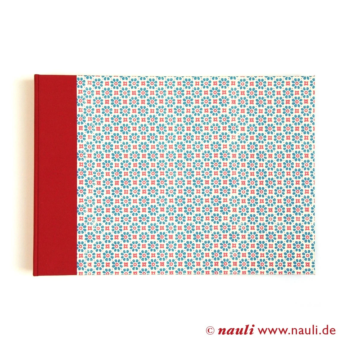 Nauli Fotoalben & Leporellos Hochzeits - Fotoalbum XL Stempel- Blumen Petrol Rot 3 Nauli Fotoalben & Leporellos Hochzeits - Fotoalbum XL Stempel- Blumen Petrol Rot