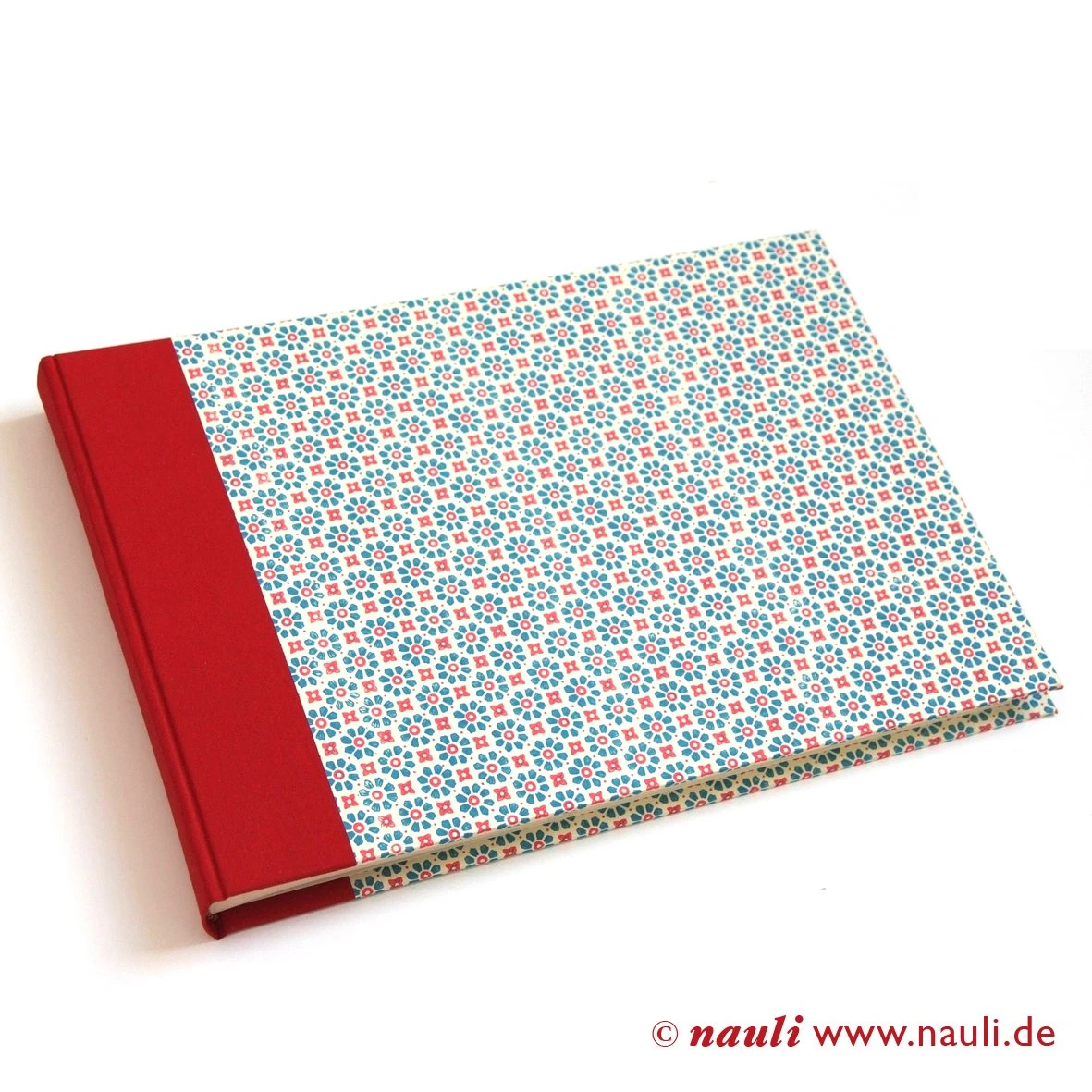 Nauli Fotoalben & Leporellos Hochzeits - Fotoalbum XL Stempel- Blumen Petrol Rot 4 Nauli Fotoalben & Leporellos Hochzeits - Fotoalbum XL Stempel- Blumen Petrol Rot