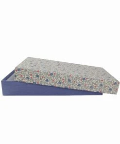 Nauli Mappen & Schachteln Fotobox / Geschenkschachtel Lavendel Röschen