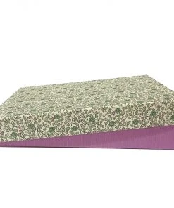 Nauli Mappen & Schachteln Fotobox / Geschenkschachtel Moosgrüne Röschen