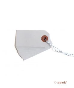 Nauli Geschenkverpackungen Geschenkanhänger Pastellfarben Rosa, Hellblau, Hellgrau, Weiß