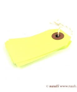 Nauli Neon Geschenkanhänger Grün Pink Rot Gelb