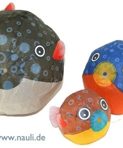 Nauli 3er Set Papierballon Kugelfisch