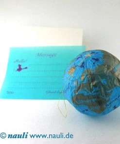 Nauli Kinder Globus Japanische Papierballon Mit Grußkarte