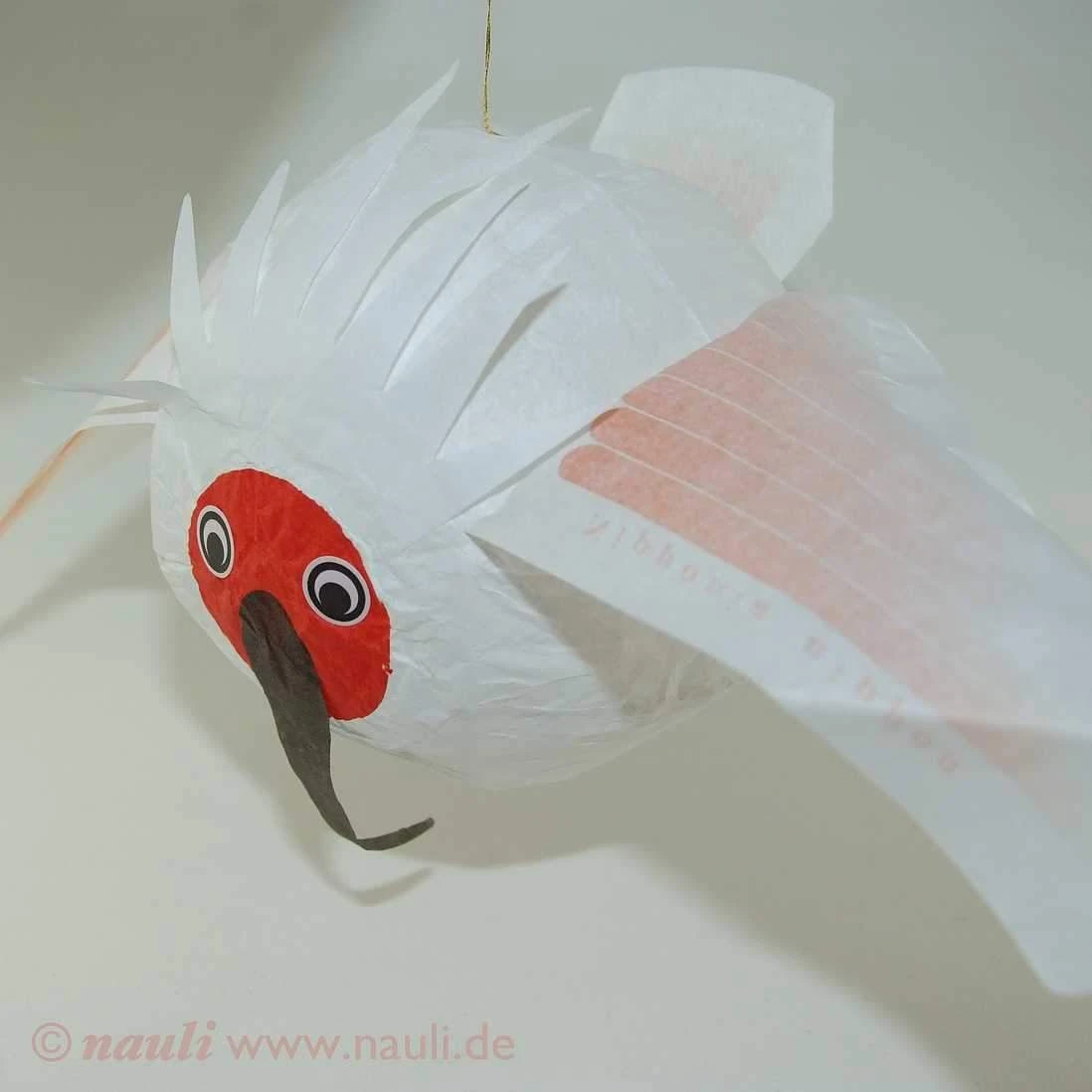 Nauli Japanischer Papier Ballon Weisser Vogel Kinder 5 Nauli Japanischer Papier Ballon Weisser Vogel Kinder