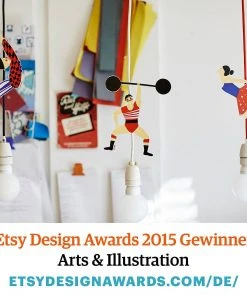 Nauli Für's Kinderzimmer Kabelartisten - Clown, Starker Mann Und Hochseilartistin - Für Vorhandene Lampenkabel 14 Nauli Für's Kinderzimmer Kabelartisten - Clown, Starker Mann Und Hochseilartistin - Für Vorhandene Lampenkabel