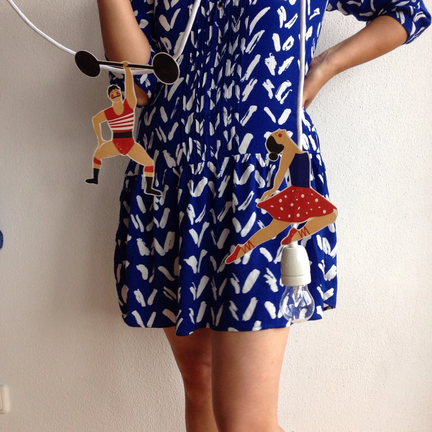 Nauli Für's Kinderzimmer Kabelartisten - Clown, Starker Mann Und Hochseilartistin - Für Vorhandene Lampenkabel 10 Nauli Für's Kinderzimmer Kabelartisten - Clown, Starker Mann Und Hochseilartistin - Für Vorhandene Lampenkabel