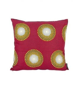 Nauli Kissenbezug Pink Und Die Sonne Quadratisch 50x50cm Wohnaccessoires