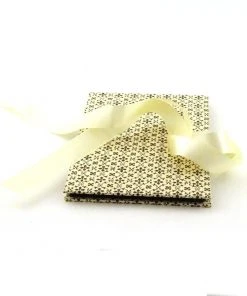 Nauli Fotoalben & Leporellos Leporello Braun Elfenbein Grafische Sternblumen