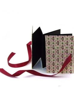 Nauli Fotoalben & Leporellos Leporello Erika Art Deco - Weinrot