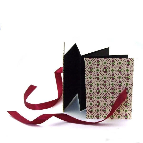 Nauli Fotoalben & Leporellos Leporello Erika Art Deco - Weinrot 4 Nauli Fotoalben & Leporellos Leporello Erika Art Deco - Weinrot