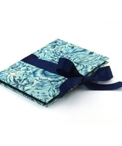 Nauli Fotoalben & Leporellos Leporello Indische Blumen Blau