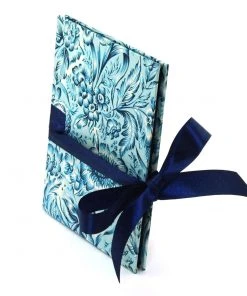 Nauli Fotoalben & Leporellos Leporello Indische Blumen Blau