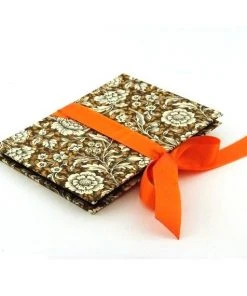 Nauli Fotoalben & Leporellos Leporello Renaissance Blumen Braun Orange