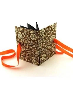 Nauli Fotoalben & Leporellos Leporello Renaissance Blumen Braun Orange