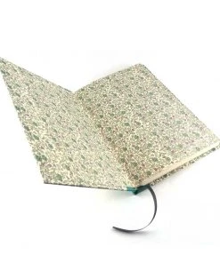 Nauli Notizbuch A5 Moosröschen Grün Violett