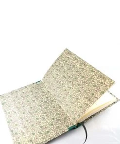 Nauli Notizbuch A5 Moosröschen Grün Violett