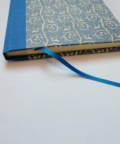 Nauli Blankobücher Notizbuch A5 Organische Ranken Blau