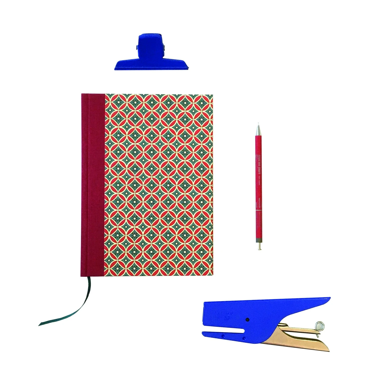 Nauli Blankobücher Notizbuch DIN A5 Retro Lotus Rot Petrol 3 Nauli Blankobücher Notizbuch DIN A5 Retro Lotus Rot Petrol