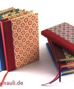 Nauli Kleines Notizbuch Blumenregen Gelb Pink